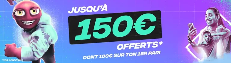 bonus zebet France 150€