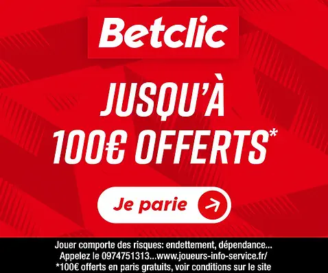 Bonus Betclic 100€ offerti