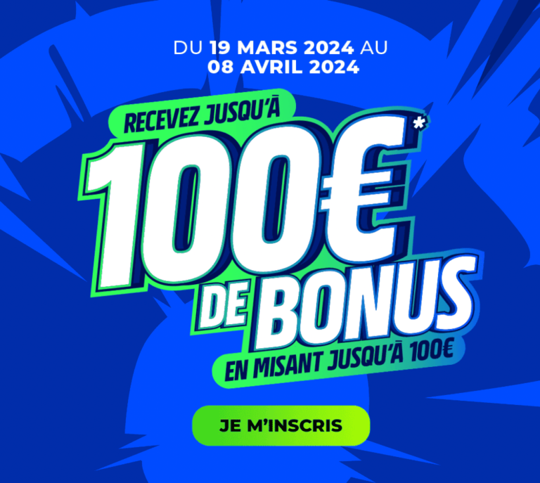 Bonus Parions Sport En Ligne mars 2024