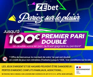 bonus zebet 2024 - 100€ offerts