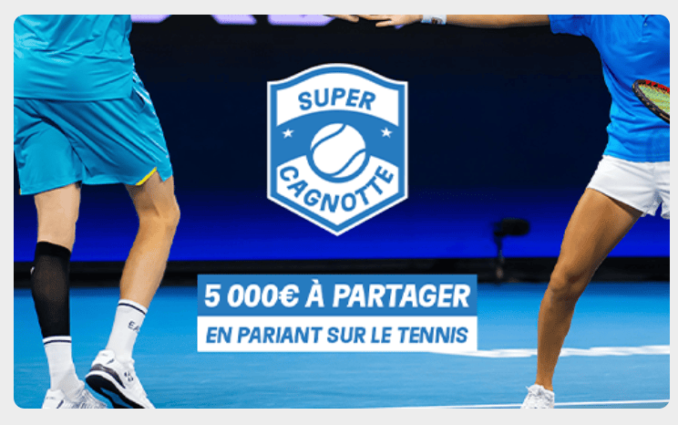 freebet PMU Sport - Super Cagnotte tennis