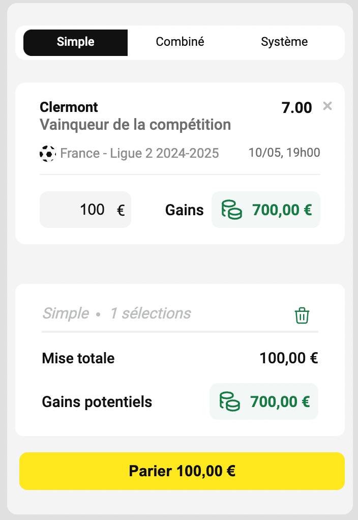 pronostic Ligue 2 - Clermont