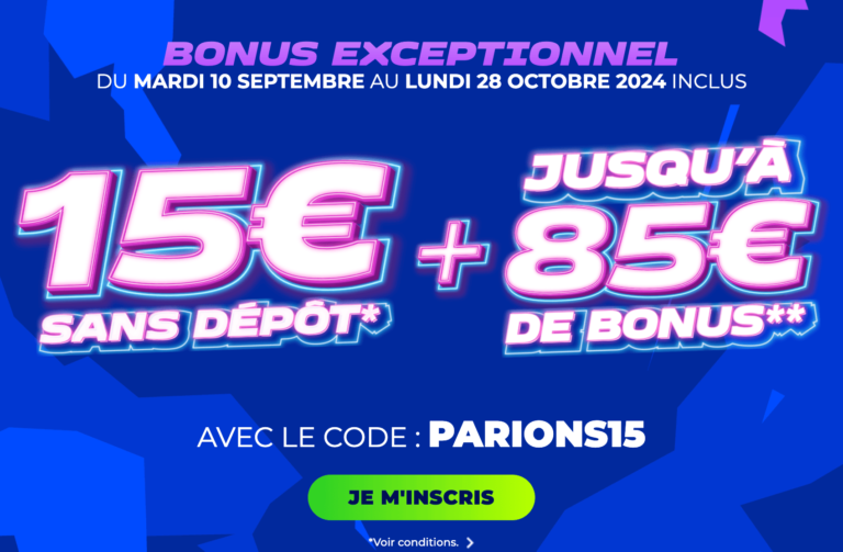 Bonus Parions Sport En Ligne 2024