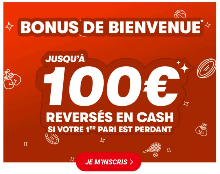 Offre paris sportif remboursé en cash